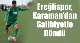 Ereğlispor İlk Yarının Son Haftasında Yine Galibiyet Getirdi