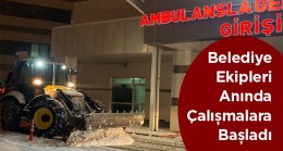 Gündüzden Geceye Kadar Aralıksız Çalışan Ekipler, Kar Yağışı İle Yeniden Sahada
