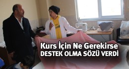 Üretime Katkının Değeri Büyük Dedi ve Destek Olma Sözü Verdi