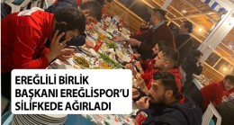 Ereğlisporlu Oyunculara Hazırlık Maçı Sonrası Yemek Programı Düzenledi