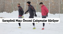 Ereğlispor Hazırlık Maçlarını Sürdürüyor. Sarayönü Maçı İçin Yoğun Kar Altında İdman