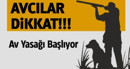 Av Yasakları Başlıyor. Yasaklara Uymayanlara Cezai İşlem Uygulanacak