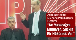 CHP Konya Milletvekili Şener, Ereğli’de Hükümetin Ekonomi Politikalarını Eleştirdi