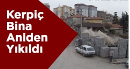 İnşaat Temeli Yanındaki Kerpiç Bina Aniden Göçtü