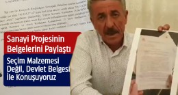 Arif Demirbaş, Sanayi Sitesi Projesinin Belgelerini Paylaştı