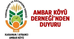 Ambar Köyü Derneği İstanbul’dan Otobüs Kaldıracak