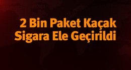 Karapınar’da Kaçak Alkol ve Kaçak Sigara Operasyonu