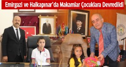 Emirgazi ve Halkapınar’da Başkanlık Koltukları Çocuklara Devredildi