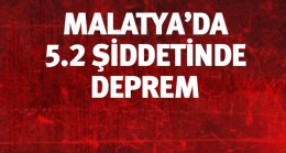 Malatya’nın Pütürge İLçesinde Deprem