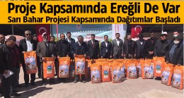 Sarı Bahar Projesi Karapınar’da Düzenlenen Dağıtım Töreniyle Başladı