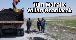 Havalar İyileşti, Yol Bakım ve Onarım Çalışmaları Başladı