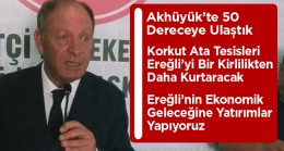 Ereğli Belediyesi Ereğli’nin Ekonomik Geleceğine Yatırım Yapmaya Devam Ediyor