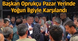 Gülbahçe Pazarı Yeniden Kapalı Alana Alındı. Başkan Oprukçu’ya Yoğun İlgi Gözlendi