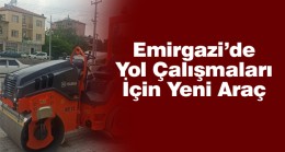Emirgazi Belediyesi Yol Hizmetlerinde Kullanmak Üzere Silindir Aracını Envanterine Kattı