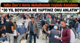 Talha Üzer Hortu’dan Sert Mesajlar Verdi: “30 Yılda Ne Yaptıklarını Anlatsınlar”