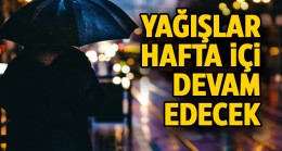 Ereğli Yeni Haftayı Yağışlı Geçirecek. Yağışlar Yer Yer Sağanak Şeklinde Olacak