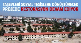 Ereğli Belediyesinin Sosyal Projelerinden Korkut Ata Sosyal Tesisleri’nde Restorasyon Hızla Devam Ediyor