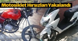 Motosiklet Hırsızları Yakayı Ele Verdi