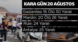 Türkiye’nin Değişik Kentlerinden Gün Boyu Kaza Haberleri Geldi