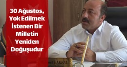 Halkapınar Belediye Başkanı Mehmet Bakkal’dan 30 Ağustos Zafer Bayramı Mesajı