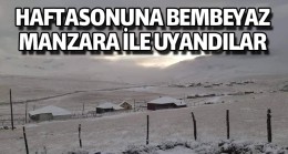 Kış Yüzünü Göstermeye Başladı. Birçok İlde Vatandaşlar Haftasonuna Kar Yağışı İle Uyandılar