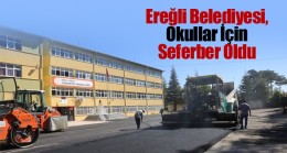 Okullara Belediye Eli Değiyor. Cumhuriyet Anadolu Lisesi ve Türkmen İlkokulu’nda Belediye Çalışmaları