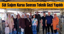 Tarım ve Orman İlçe Müdürlüğünden Süt Sağım ve Hijyen Kursu