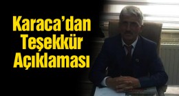 Konya Ereğli Muhtarlar Derneği Başkanı Karaca’dan Teşekkür Açıklaması