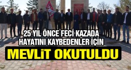 Karapınar’daki Feci Kazada Yaşamını Yitirenler İçin Mevlit Okutuldu