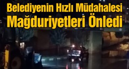 Yağış Nedeni İle Altgeçitlerde Biriken Sulara Hızlı Müdahale