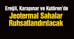 Jeotermal Kaynak Arama Ruhsat Sahaları İçin İhale Yapılacak