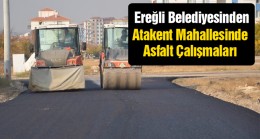 Ereğli Belediyesinden Rekor Asfalt Çalışması