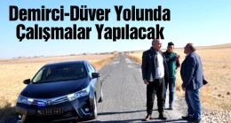 Başkan Koçak, Demirci Mahallesi Yolunda İncelemelerde Bulundu