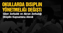 Ortaöğretim Kurumları Yönetmeliği Değişti. Disiplin Suçlarının Kapsamı Genişletildi