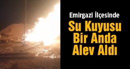 Sondaj Çalışması Esnasında Sıkışan Gaz Alev Aldı