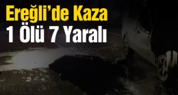 Tıra Arkadan Çarpan Araçta Bulunan 1 Kişi Hayatını Kaybetti, 7 Kişi Yaralandı