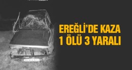 Yoldan Çıkan Araç Takla Attı: 1 Ölü 3 Yaralı