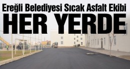 Belediye Ekipleri ERMES Kolejinde Sıcak Asfalt Çalışması Gerçekleştirdi