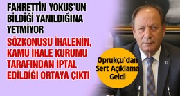 Fahrettin Yokuş’un Asılsız İddialarına Oprukçu’dan Sert Yanıt