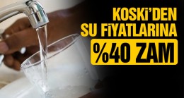 KOSKİ İçme Suyuna Yüzde 40 Zam Yaptı