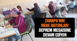 Halkapınarlı Kadınlar Şimdi De Deprem Bölgesine Uyku Tulumu Dikiyor