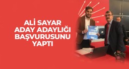 Doktor Ali Sayar Aday Adaylığı Başvurusunu Genel Merkeze Yaptı