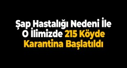 İl Genelinde 215 Köye Giriş Çıkışlar Kontrollü Olarak Sağlanıyor