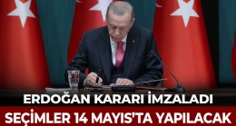 Erdoğan Seçim Kararını İmzaladı. Seçimler 14 Mayısta Yapılacak