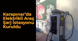 Karapınar İlçesinde Elektrikli Araç Şarj İstasyonu Kuruldu