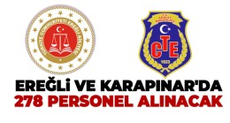 Adalet Bakanlığı, Ereğli ve Karapınar’da 278 Personel İstihdam Edecek. Başvurular 11 Mayıs’ta Sona Eriyor