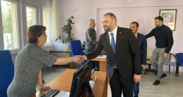 AK Parti Milletvekili Adayı Sevencan, Seçim Çalışmalarını Kamu Kurumları Ziyaretiyle Sürdürdü