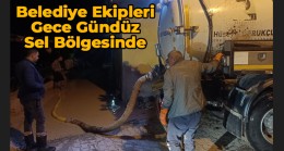 Ereğli Belediyesi Tüm İmkanlarıyla Sel Bölgesinde