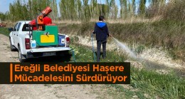 Ereğli Belediyesi Haşere Mücadelesini Sürdürüyor