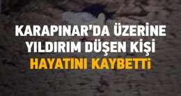 Karapınar’da Tarlada Çalışan 2 Kişinin Üzerine Yıldırım Düştü. Biri Hayatını Kaybetti